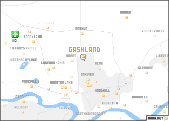 map of Gashland
