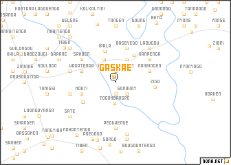 map of Gaskaé