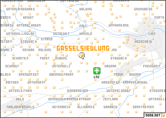 map of Gasselsiedlung