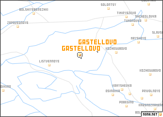 map of Gastellovo