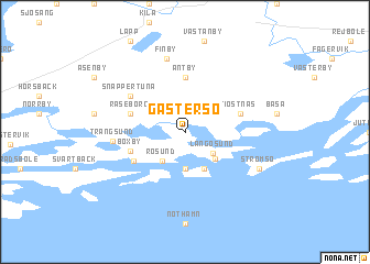 map of Gästersö