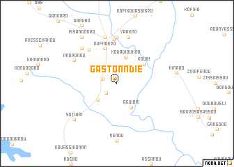 map of Gaston Ndié