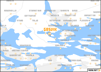 map of Gåsvik