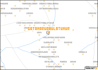 map of Gatamarua Bula Tumur