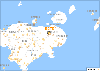map of Gata