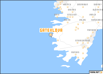 map of Gate Klova