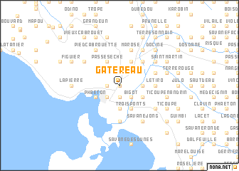 map of Gatereau