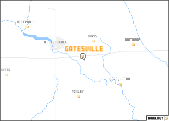 map of Gatesville