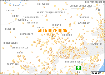 map of Gateway Farms