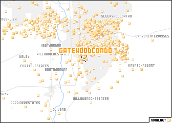 map of Gatewood Condo