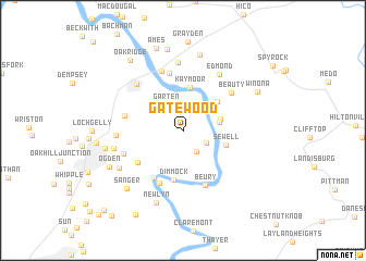 map of Gatewood