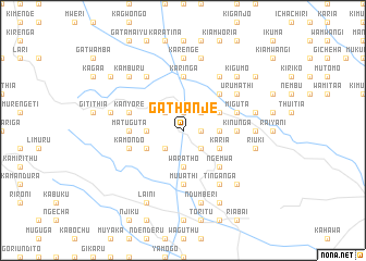 map of Gathanje