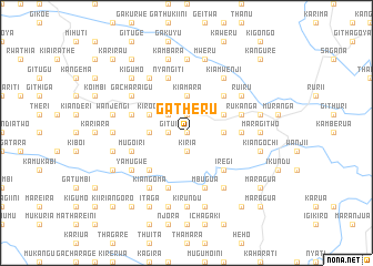 map of Gatheru