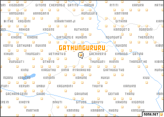 map of Gathungururu