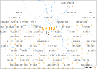 map of Gatitu