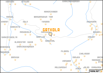 map of Gat Kolā