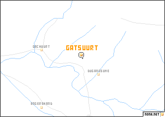 map of Gatsuurt