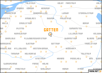 map of Gatten