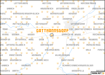 map of Gattmannsdorf