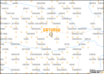 map of Gatundu