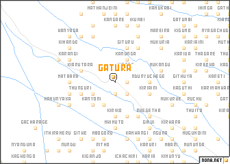 map of Gatura