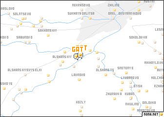 map of Gat\