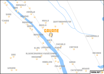 map of Gauane