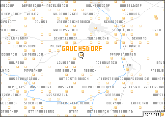 map of Gauchsdorf