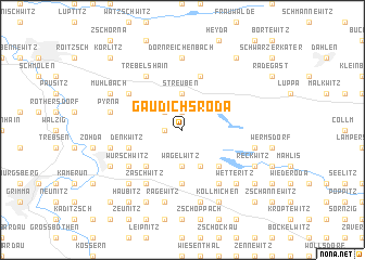 map of Gaudichsroda