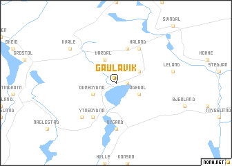 map of Gaulavik