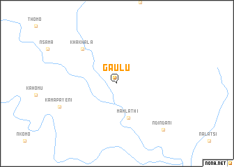 map of Gaulu