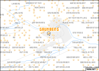 map of Gaumberg