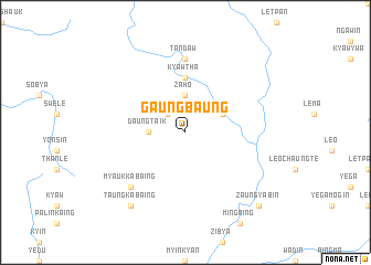 map of Gaungbaung