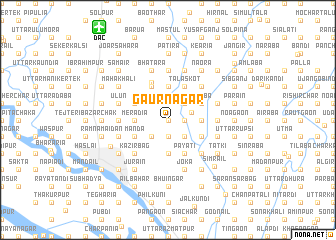 map of Gaurnagar