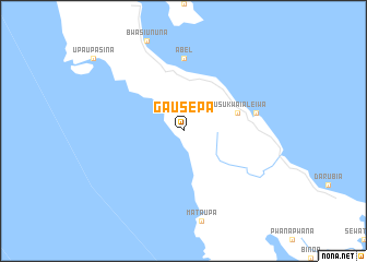 map of Gausepa