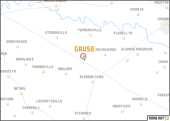 map of Gause