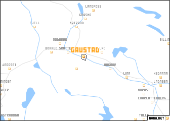 map of Gaustad