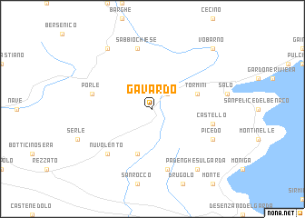 map of Gavardo