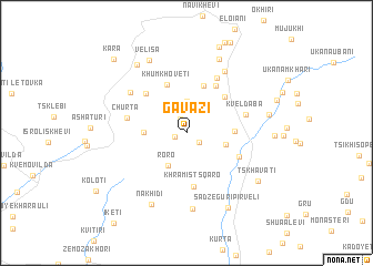 map of Gavazi