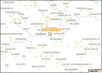 map of Gāv Dāneh