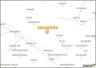 map of Gāv Darreh