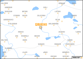 map of Gaveiki