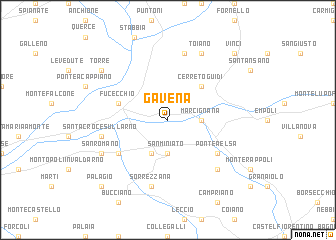 map of Gavena