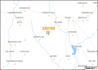 map of Gavião