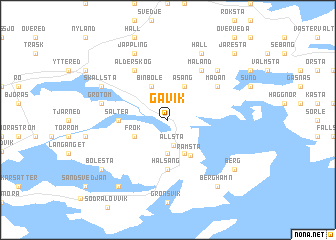 map of Gavik