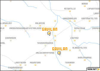 map of Gavilán