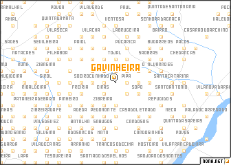 map of Gavinheira