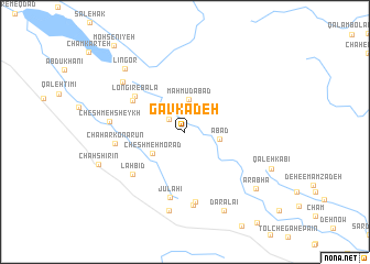 map of Gāv Kadeh