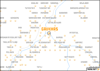 map of Gāv Khas