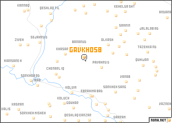 map of Gāvkhosb